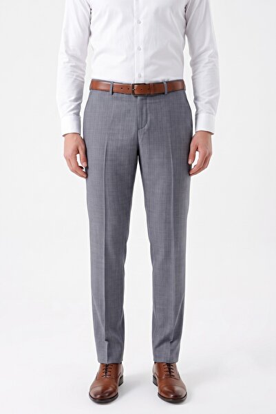 KAMER Men's Classic Fit Fabric Trousers 2006P Bgl-St05610