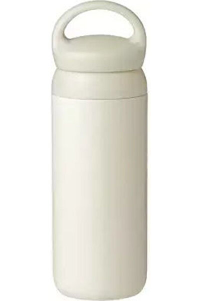 Kinto Termos din sticlă 500ml alb