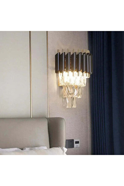 La Cucu Aplica Candelabru Cristal VERSAILLES Piccolo, 2xE14, Negru