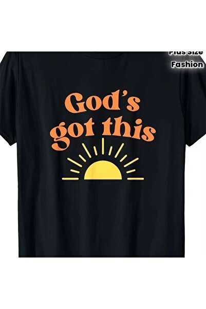 NOURAM تي شيرت رياضي للشباب بتصميم مسيحي ملهم وجميل، مكتوب عليه "God's Got Th...