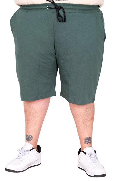 ModeXL Mode XL Mărime mare Capri Sort Bumbac pieptănat 20501 NEFTİ