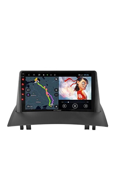 AUTONAV Navigație Android GPS dedicată Renault Megane 2, Model Classic, Stoca...