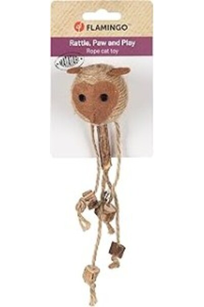 Flamingo Fl Ct Yutsa Wooden Piece Wicker Monkey Toy