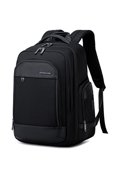 Arctic Hunter τσάντα πλάτης B00683 με θήκη laptop 15.6", USB, 20.5L, μαύρη