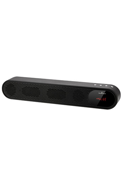 POWERTECH Σάουντμπαρ PT-986, 10W RMS, TWS, FM, 1200mAh, μαύρο