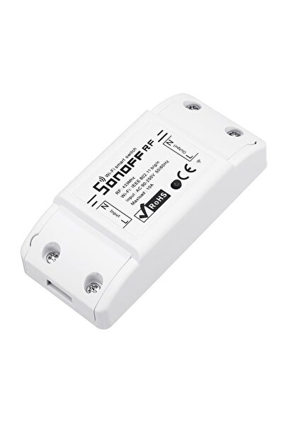 Sonoff Smart Διακόπτης RF2 433MHz, WiFi 2.4GHz, λευκό