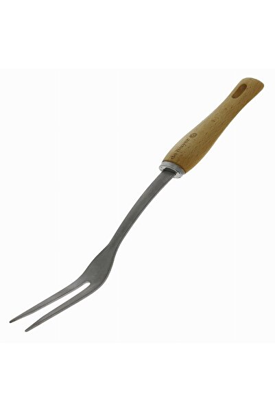 De Buyer Furculita pentru carne, de Buyer, Lemn/Inox, 32 cm, Gri/Bej