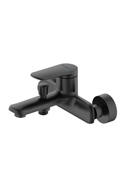 Bruno μπαταρία τοίχου μπάνιου M31570-235H, αναμεικτική, μαύρη