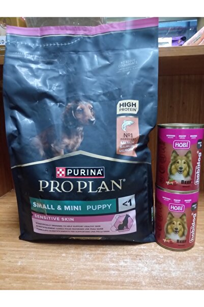 Pro Plan Hassas Deriye Sahip Küçük ve Mini Irk Yavru Köpek Mama Somonlu 3 Kg+...