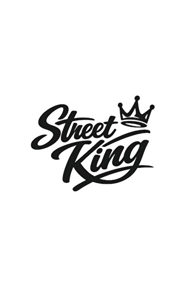 OEM Autocolant decorativ auto  "Street King ", 15cm, Negru
