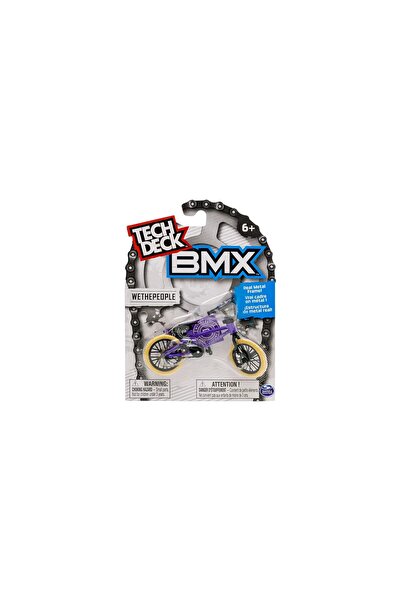 Noname Ποδήλατο BMX για τα δάχτυλα Tech Deck BMX, μωβ