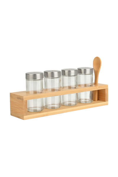 Estia Home Art ESTIA ΔΟΧΕΙΑ ΜΠΑΧΑΡΙΚΩΝ BAMBOO ESSENTIALS ΓΥΑΛΙΝΑ ΣΕΤ 6 ΤΕΜ ΜΕ...