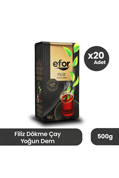 Efor Çay Efor Filiz Dökme Siyah Çay 500 gr – 20'li Koli