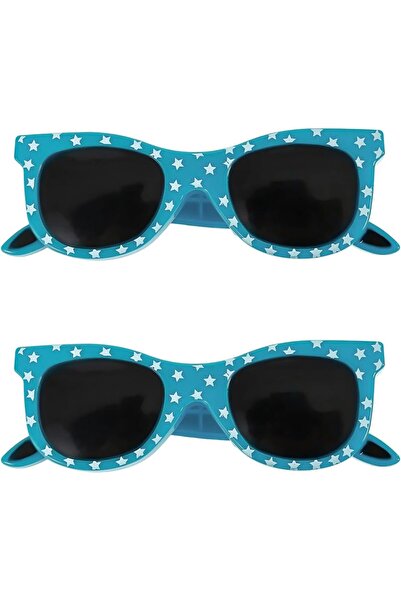 Yıldızan Beach Towel Holder, Blue Star Pattern Sunglasses Shape, Wind-Resista...