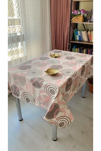 Yıldızan Adn Shop Defnelam Dertsiz Tablecloth Duck Linen Liquid-Proof 150 X 1...