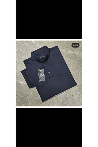 Cinar erkek giyim Men's Polo Neck T-Shirt Slim Fit Combed Cotton Short Sleeve...