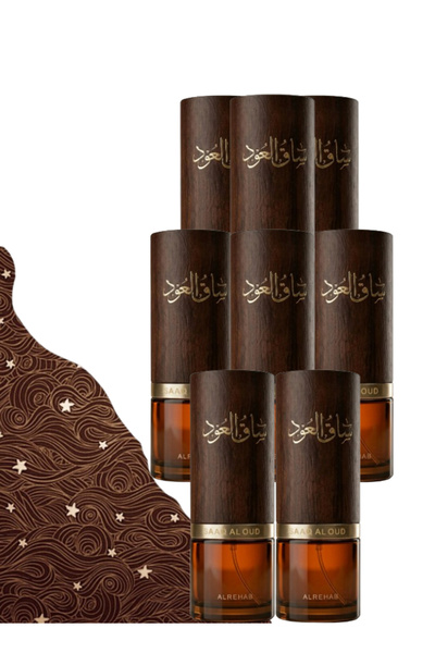 ALREHAB 8 قطع من عطر ساق العود 100 مل