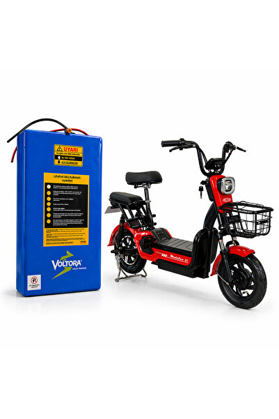 MOTOLUX F4 uyumlu 48v 18ah LiFePO4 Batarya SMART BLUETOOTH BMS ÖZELLİKLİ