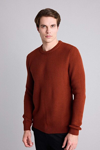 DeFacto Standard Fit Crew Neck Knitwear Sweater C8814Ax26Au