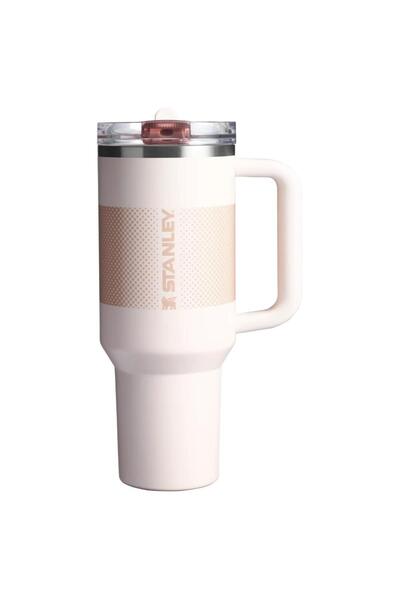 Stanley Παγούρι The Quencher ProTour Flip Straw Tumbler 1.18L Rose Quartz Fade