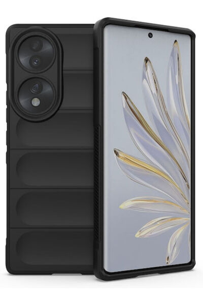 OEM Πίσω Κάλυμμα Σιλικόνης Μαύρο (Honor 70) Κωδικός: SYA056549602W2988