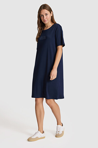 U.S. Polo Assn. Women's Navy Blue Knitted Dress 50325244-Vr033