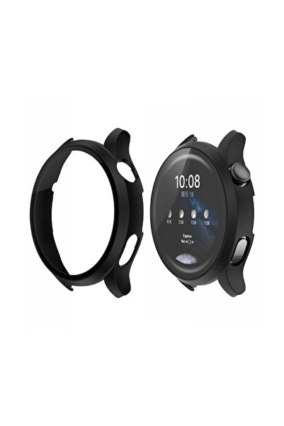 OEM Πλαστική θήκη με γυαλί σε μαύρο χρώμα για Huawei Watch 3