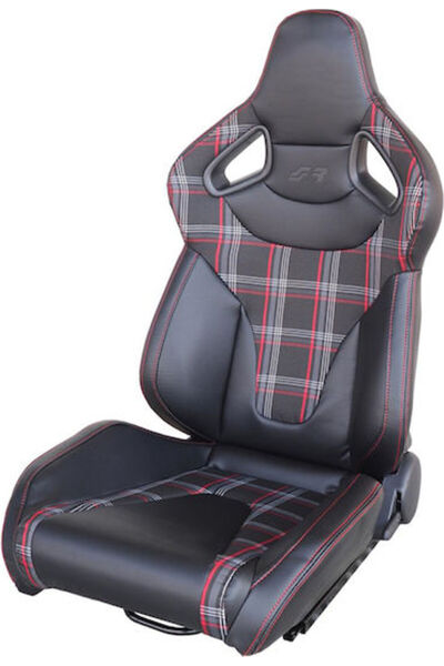 Simoni Racing Κάθισμα αυτοκινήτου τύπου κάδου, Μαύρο, SR674486, Κωδικός: SRS/13N