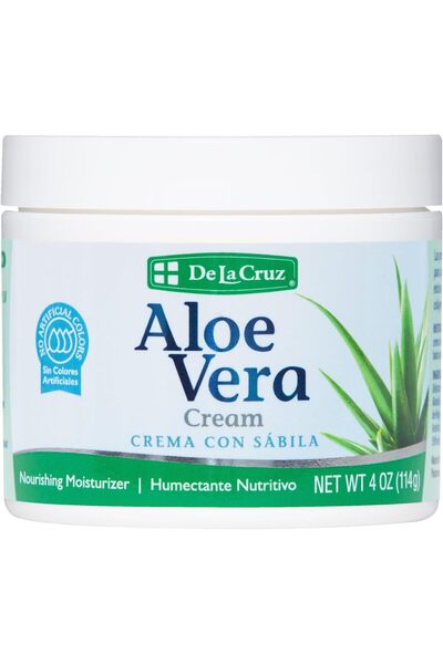 De La Cruz Aloe Vera Face Moisturizer - Natural Aloe Cream for Face, Hands an...