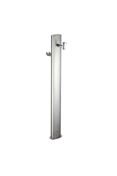 Colortap Coloană de apă ovală cu talpă de grădină Colortap, inox