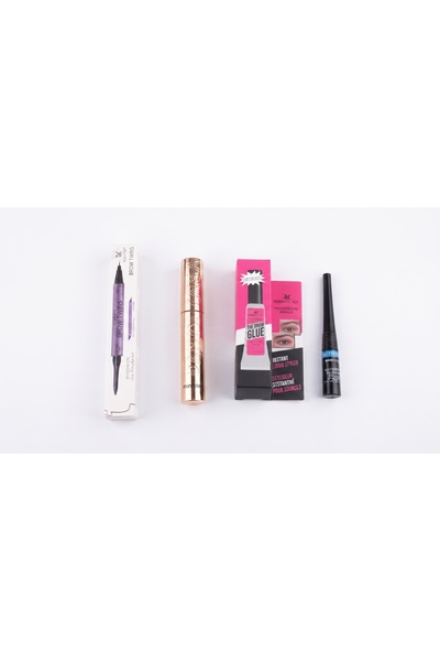 ROMANTIC KEY Eyebrow Defining Kit - Glue and Brow Styler and Eyeliner