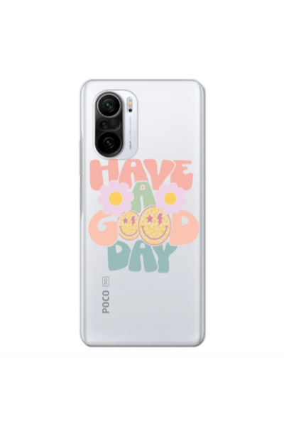Other Xiaomi Poco F3 Have A Good day Transparent Silicone TPU Θήκη