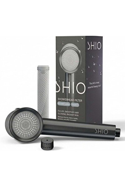 Shio Shower Head Filter with Two-Stage Filtration for Hair and Skin Care