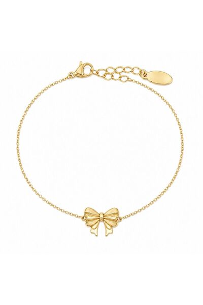 Bijuteria SORELLY Brățară cu fundă placată cu aur de 14k