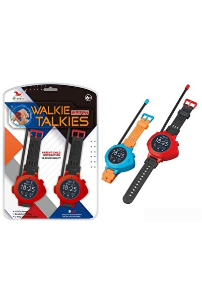 OEM Merkpol, Ceas walkie-talkie din plastic pentru copii, set 2 bucati, cu an...