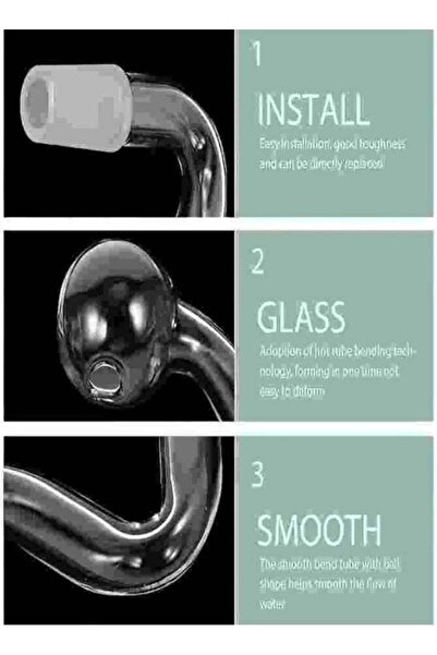 Valshar 10 Pcs 10mm Clear Glass Fountain Inflow Pipe Aquarium Filter Tubing F...