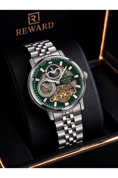 Reward Automatic Special Premium Series Men's Watch Steel Band 5 Atm Water Re...
