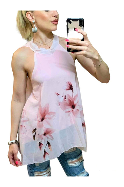 Woman's Fashion Γυναικεία ροζ μπλούζα
