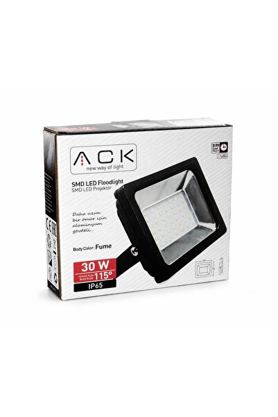 ACK 30W IP65 LED Projektör – Güçlü Aydınlatma, Dayanıklı Dış Mekân Çözümü