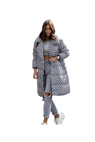 Woman's Fashion Κοντό Γυναικείο Μπουφάν Puffer για τον Χειμώνα, Λευκό