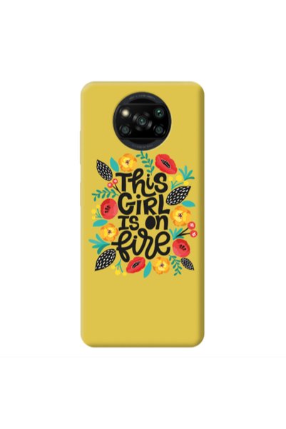 Other Xiaomi Poco X3 /X3 Pro This Girl Yellow Colored Silicone TPU Θήκη