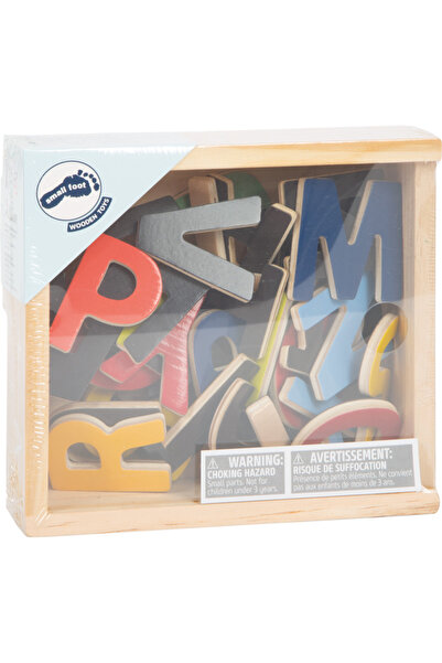 Small Foot 10732 Цветни магнитни дървени букви