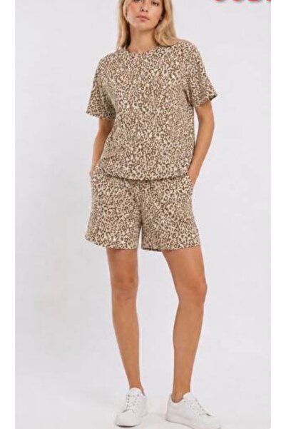 dgmoda Patterned Shorts Suit Fashion Fabric