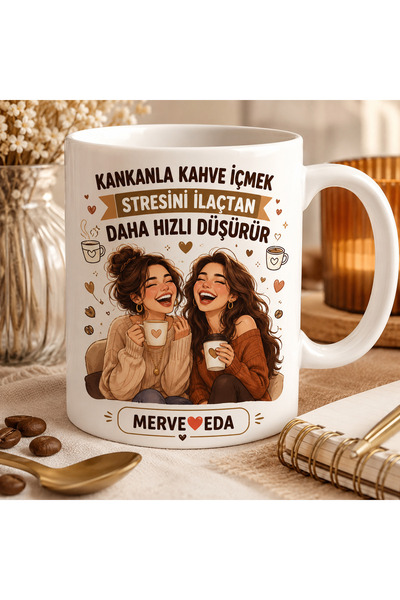 Nova Kişiye Özel KANKA için Kupa Bardak – İSME ÖZEL