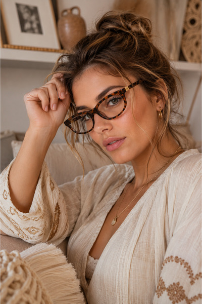 LUNOX Noa Leopard Blue Light Protection Computer Screen Glasses