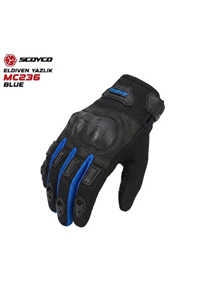 Scoyco MC236 YAZLIK ELDIVEN (SİYAH-MAVİ)