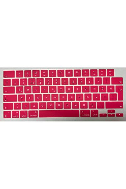 hk Macbook Neo 13 inç A3404 2026 Model Türkçe Q Silikon Klavye Koruyucu