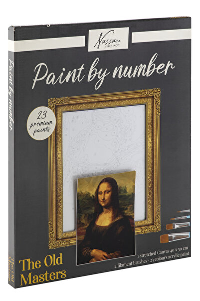 Nassau Pictură pe numere 40x50cm Mona Lisa AR1049/GE