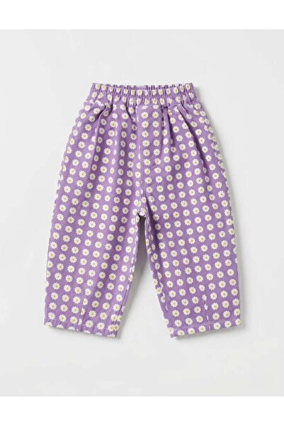 Generic Brand Laciel Daisy Patterned Balloon Pants