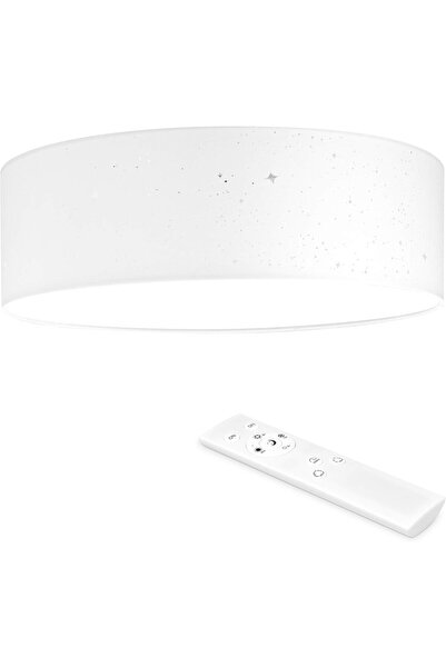 Navaris Plafonieră LED, efect de stele, Ø 40 x 12 cm, intensitate reglabilă, ...